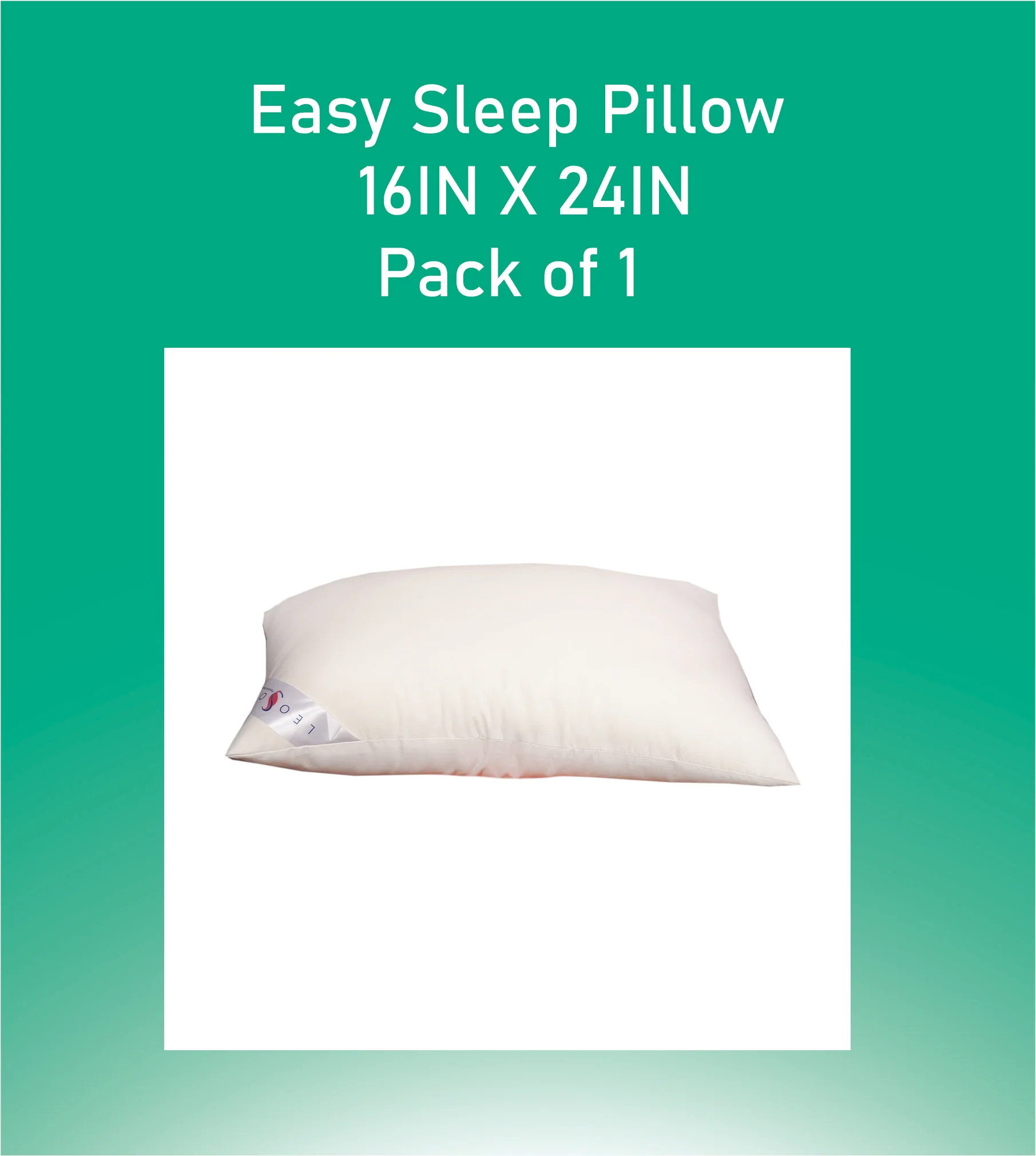 Easy Sleep Pillow 16X24IN